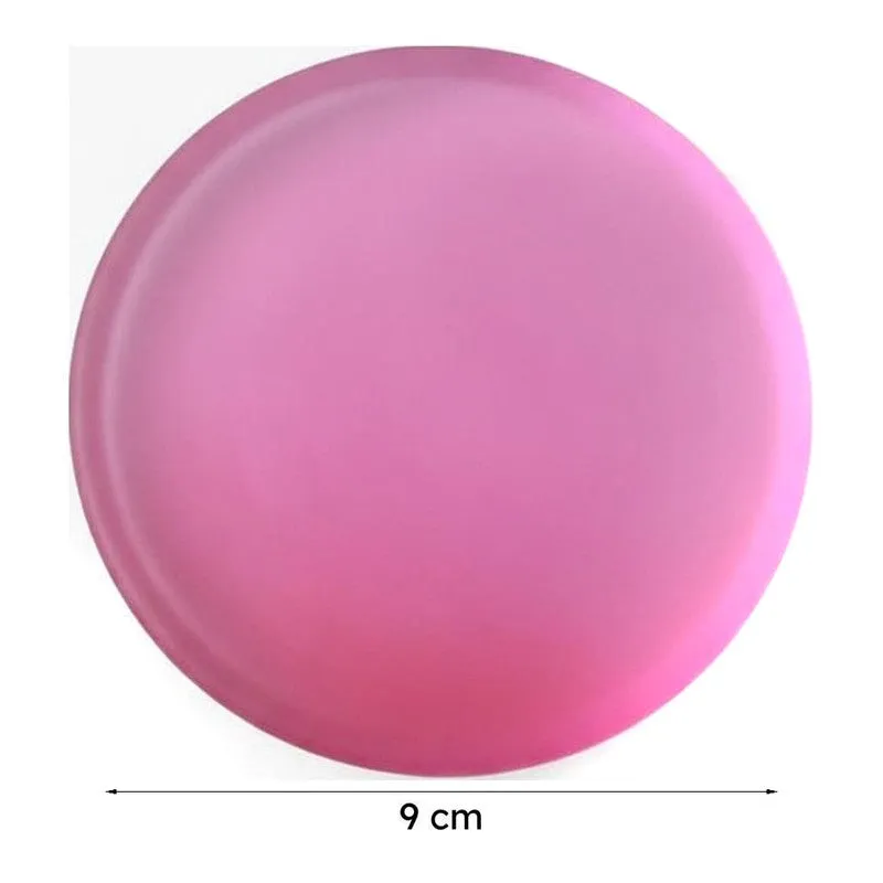 Gloassy Drop Glass Coaster (Pink) - Set Of Four media 7