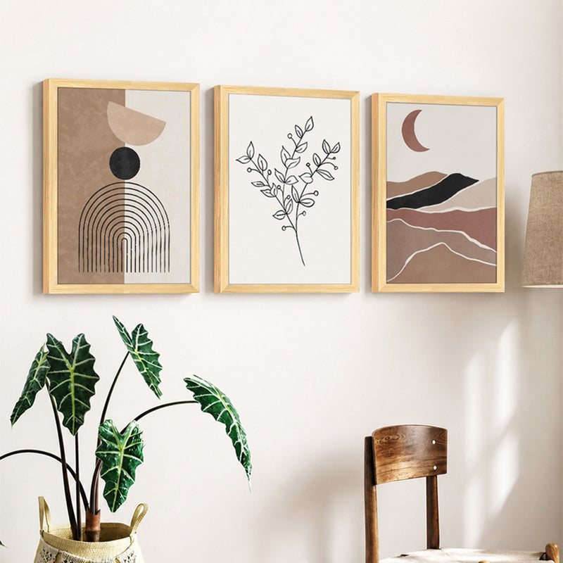 Caliora Soft Horizon Minimal Wall Art - Set Of Three media 3