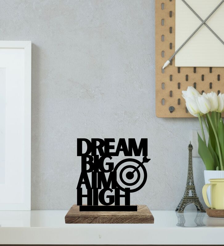 Dreams to Reality Typography Showpiece - Set Of Two media 4