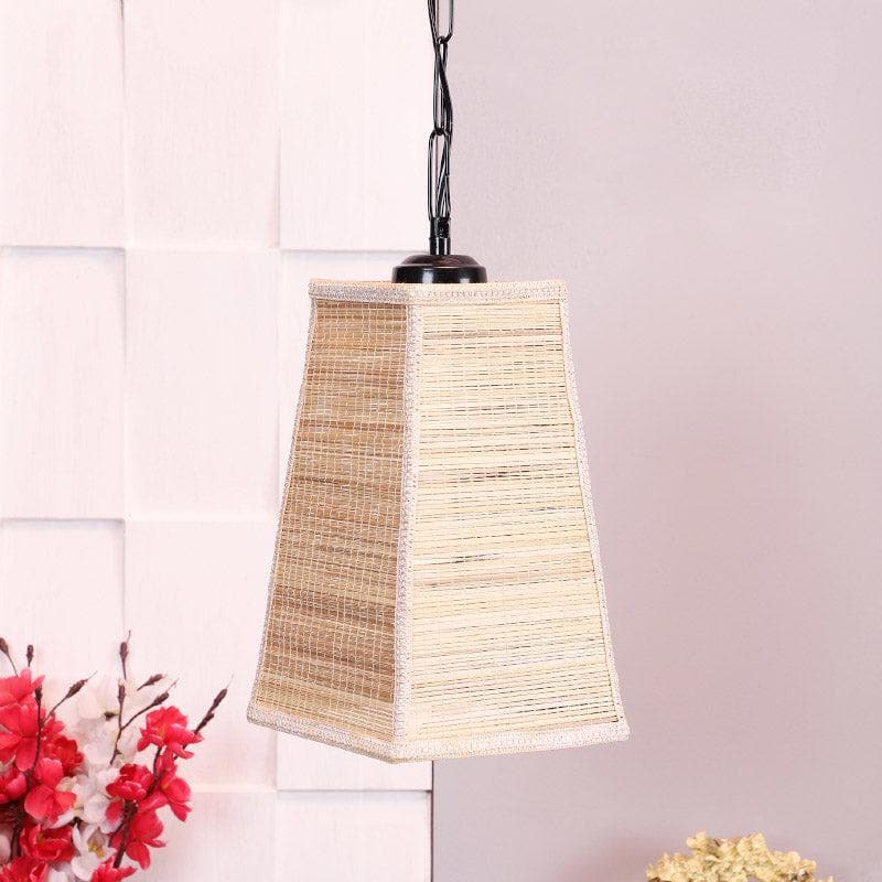 Pamina Bamboo Cane Ceiling Lamp media 3