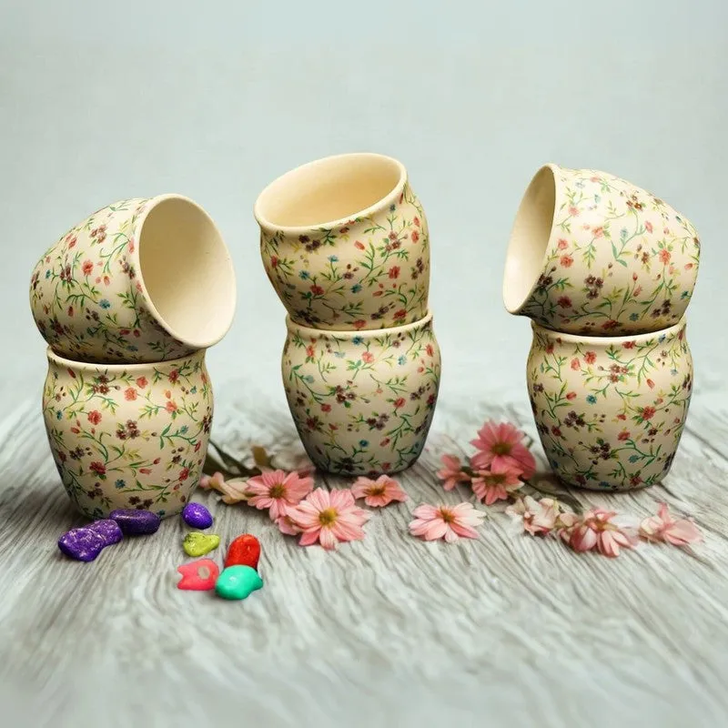 BloomCraft Ceramic Kulhad (180 mL Each) - Set Of Six media 5