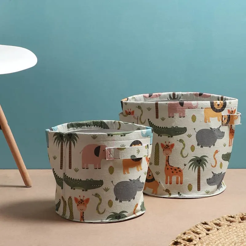 Orderly Oasis Laundry Basket - Set Of Two media 1