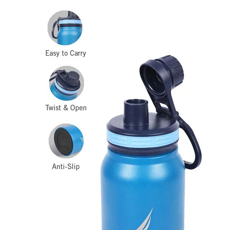 Nautica Hydra Meridian Insulated Stainless Steel Thermos (Blue) - 750 mL media 4