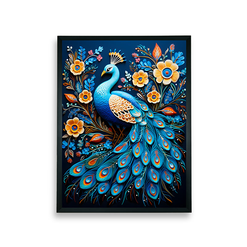 Peacock Plumage Wall Art media 8
