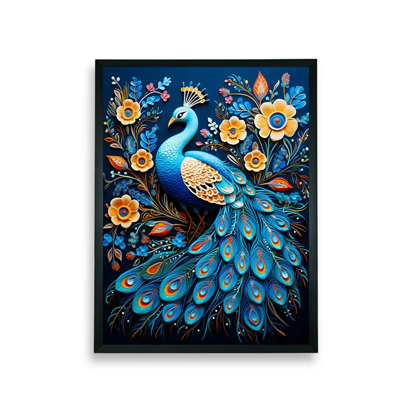 Peacock Plumage Wall Art media 8