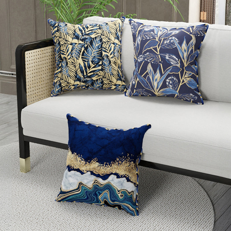 Mandanis Printed Microfiber Cushion Cover - Set Of Three