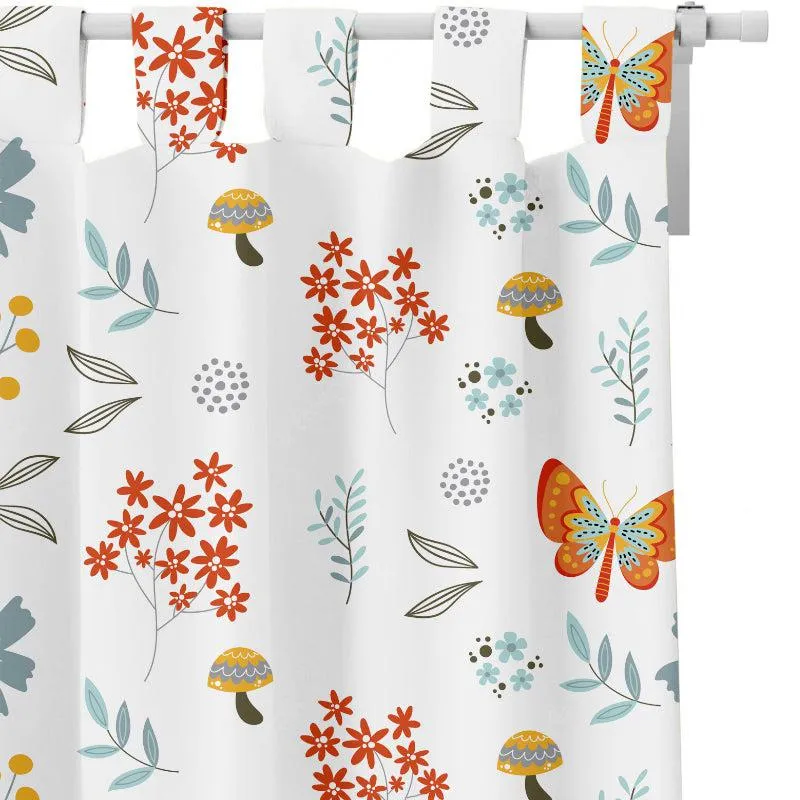 Butterfly Tab Top Medium Width Curtain media 6