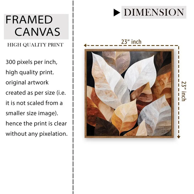 Wild Foliage Canvas Wall Art With Frame media 9