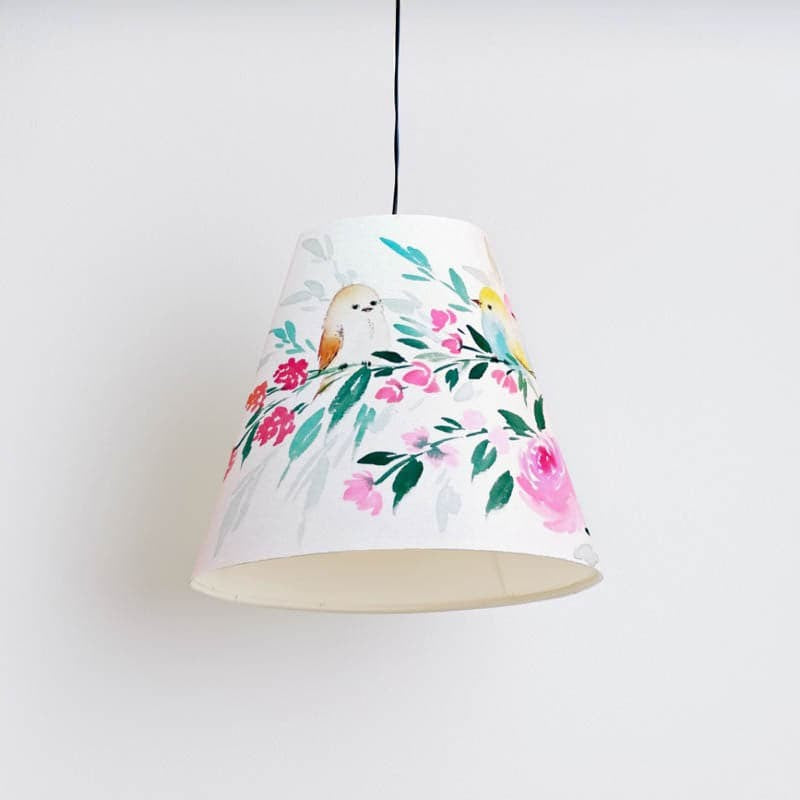 Bloomera Groom Handpainted Fabric Ceiling Lamp media 6