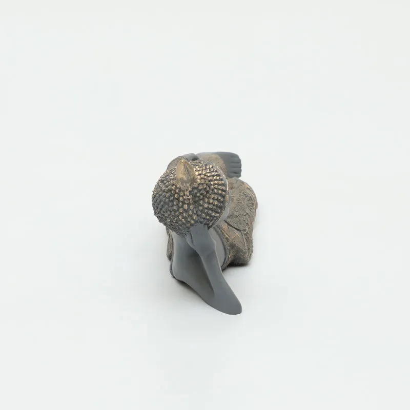 Buddha In Thought I Showpiece - Grey media 6