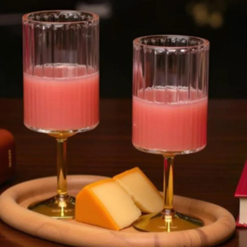 Sunlit Charm Goblet Glass(280 mL) - Set Of Two media 1