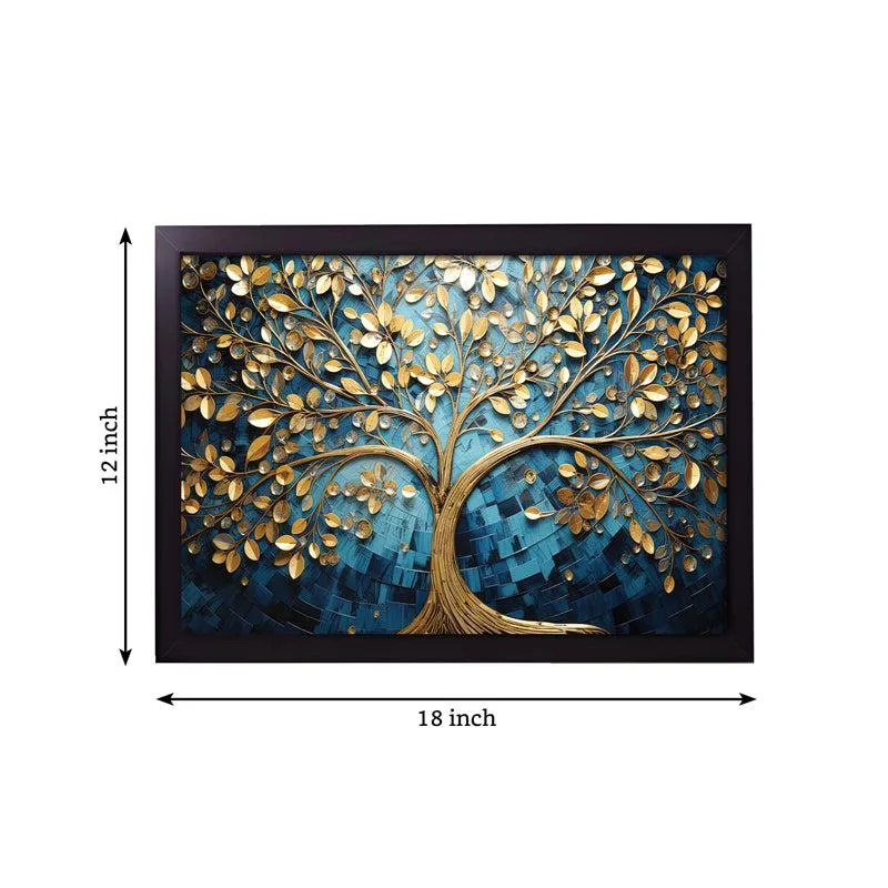 Gilded Branch Wall Painting media 5