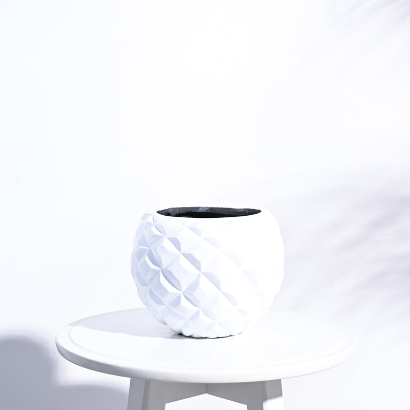 UGAOO Planter Heraldry Vase Ball - White media 6