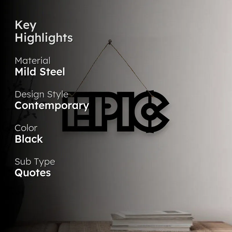Epic Mild Steel Wall Accent media 2
