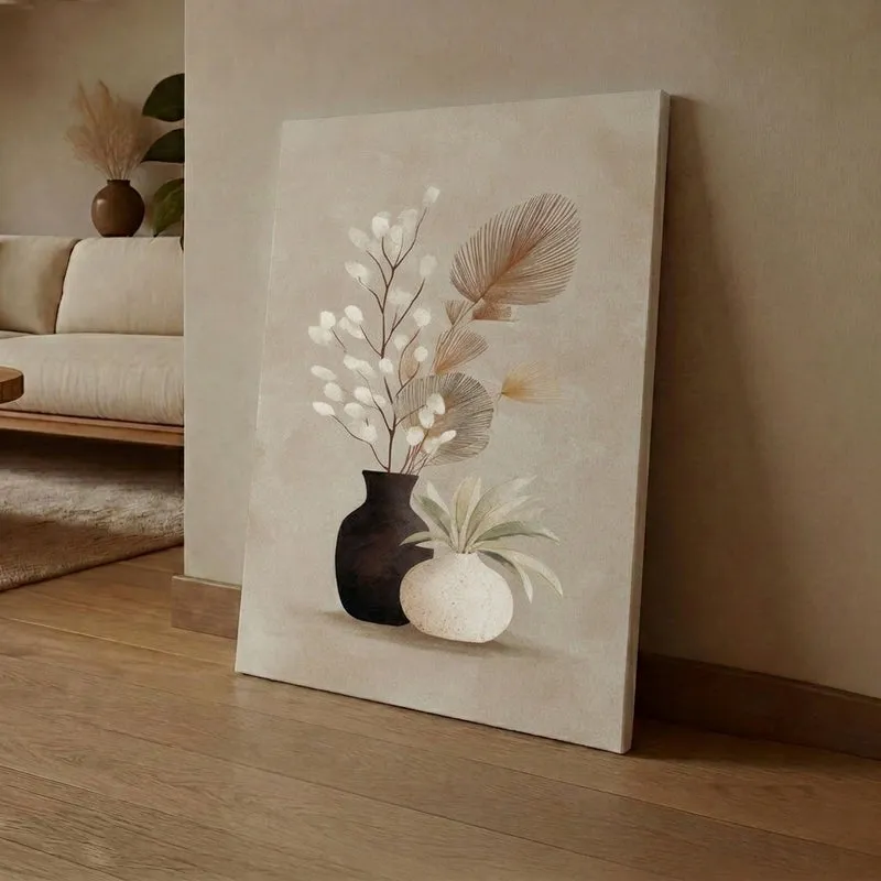 Floral Imprint Canvas Wall Art media 1