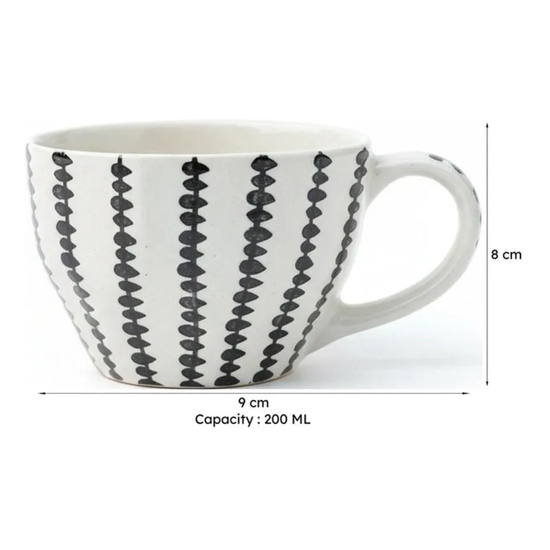 Arianna Ceramic Tea Cup (200 mL) media 7