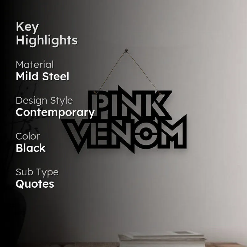 Pink Venom Mild Steel Wall Accent media 2
