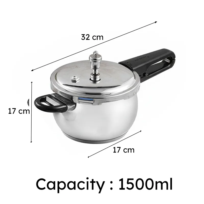 Vinod Trevox Pressure Cooker Stainless Steel - 1500 mL media 9