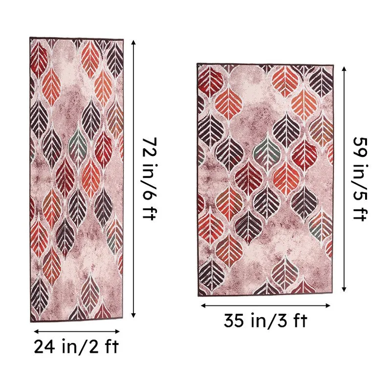 Faded Leaves Anti-Skid Carpet media 7