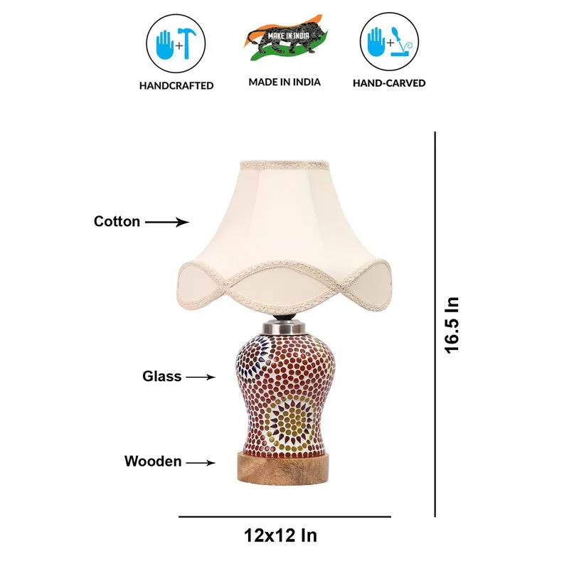 Aranya Arc Wooden Table Lamp - Multicolor media 9
