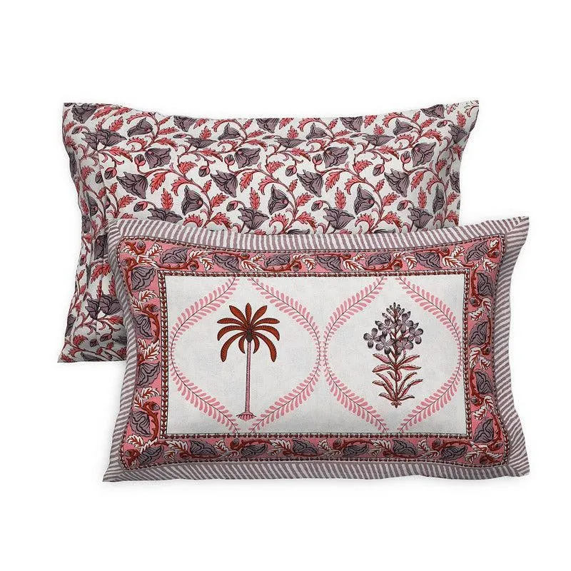 Amoda Ethnic Cotton Bedsheet (Maroon) - 160 TC media 5