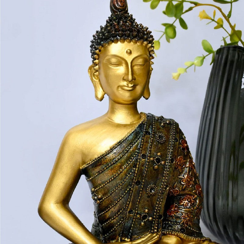 Peaceful Buddha Showpiece media 5