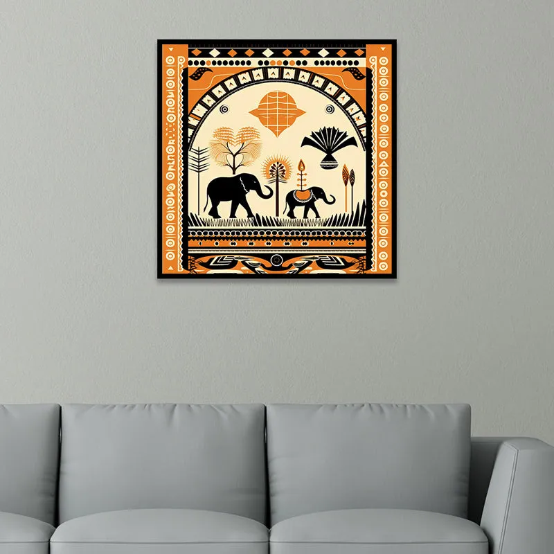 Tribal Hastina Canvas Wall Art With Frame media 5