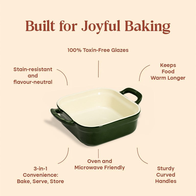 Cumin Co Ceramic Baking Trays - Green media 9