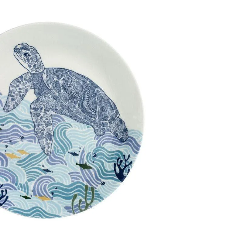 Animal Illustrative Series Wall Plate - Blue & White media 4