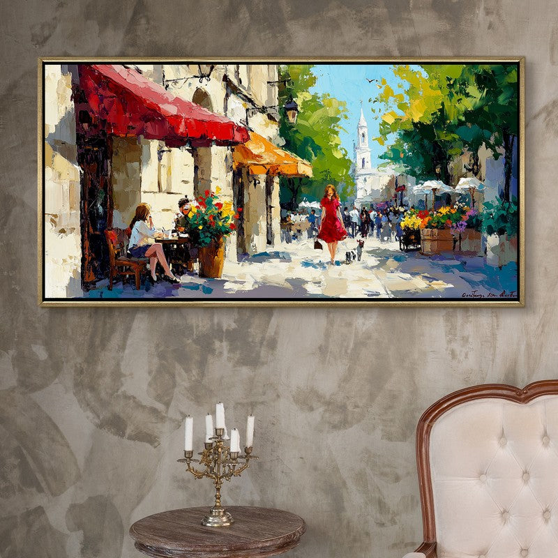 Autressa Canvas Wall Painting With Frame
