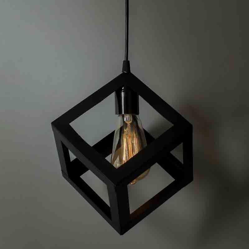 Cube Metal Ceiling Lamp media 3