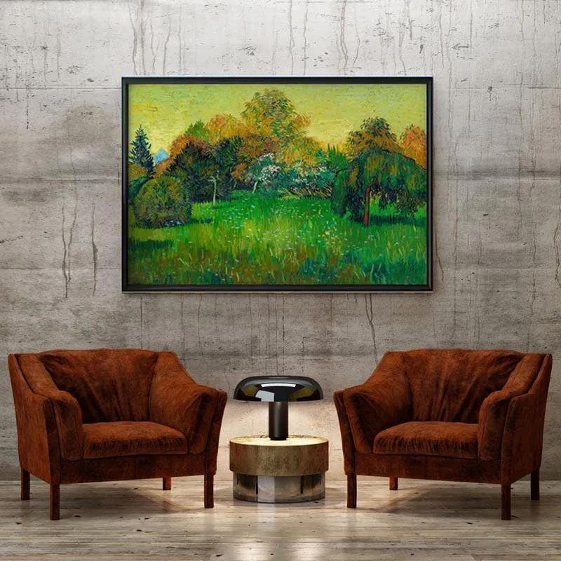 The Poets Garden By Vincent Van Gogh - Black Frame media 4