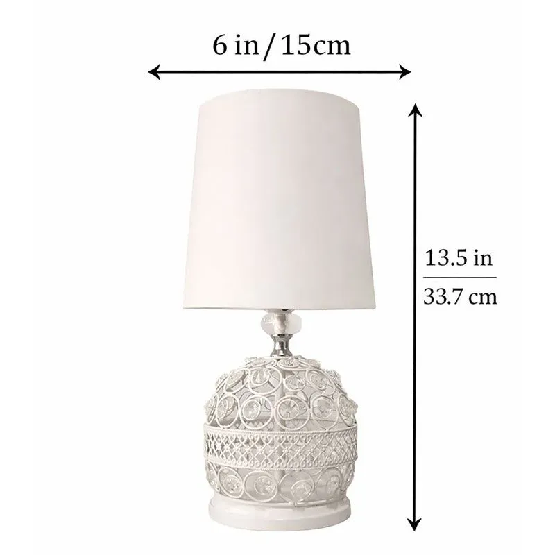 DomeNest Metal Table Lamp - Beige media 8