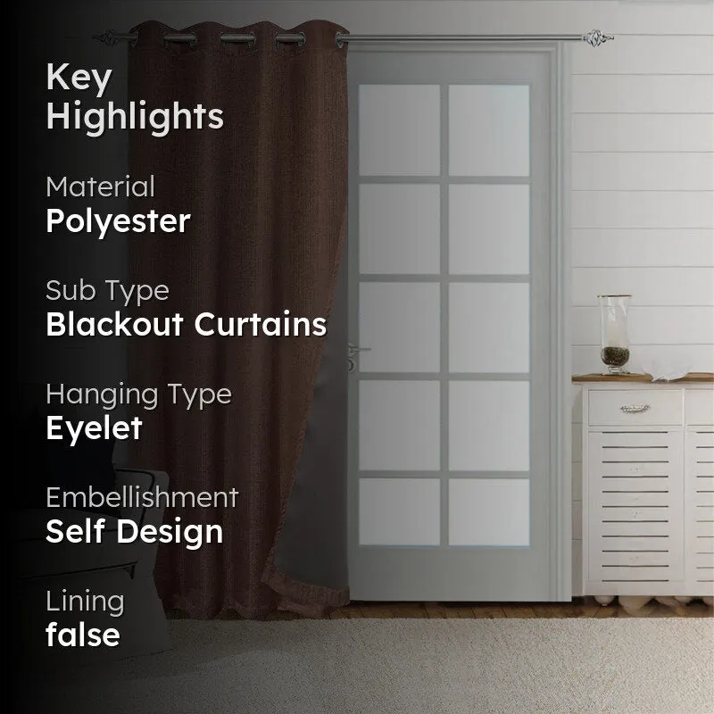 Saral Home Auriel Blackout Curtain - Taupe media 2