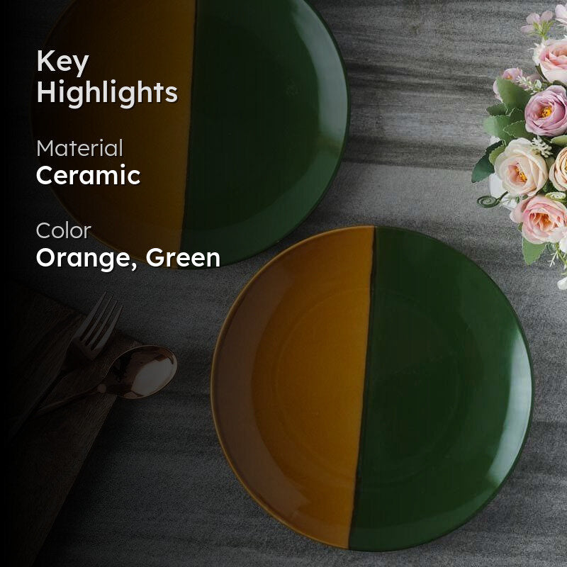 Dual Tone Dinner Plate - Set Of Two media 2