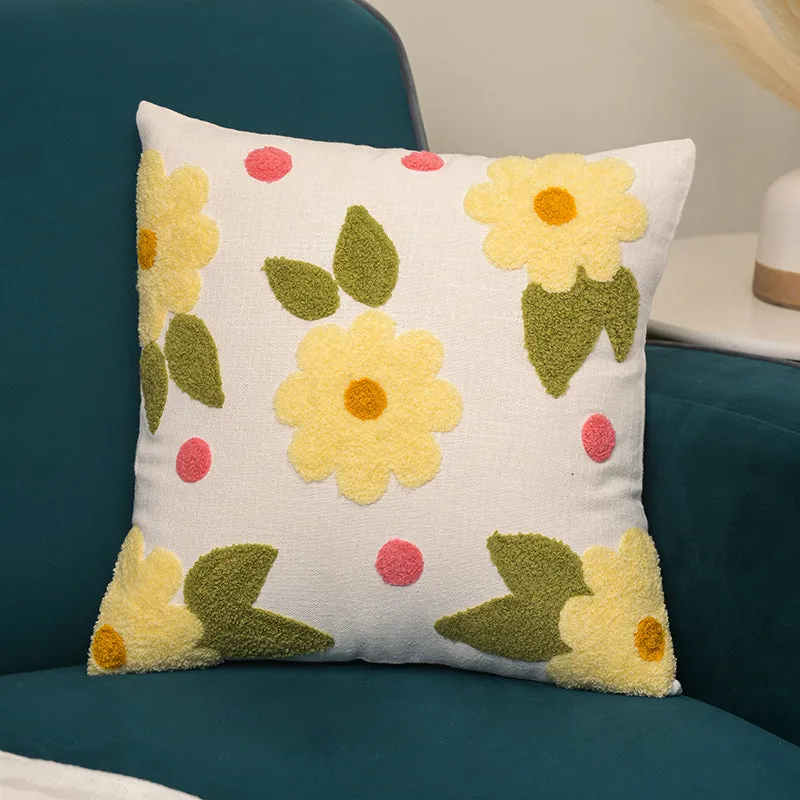 Petal Fluff Tufted Cushion Cover media 5