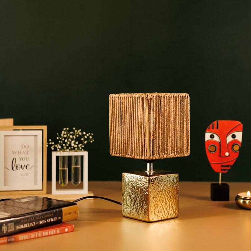Amta Ceramic Table Lamp - Gold media 4