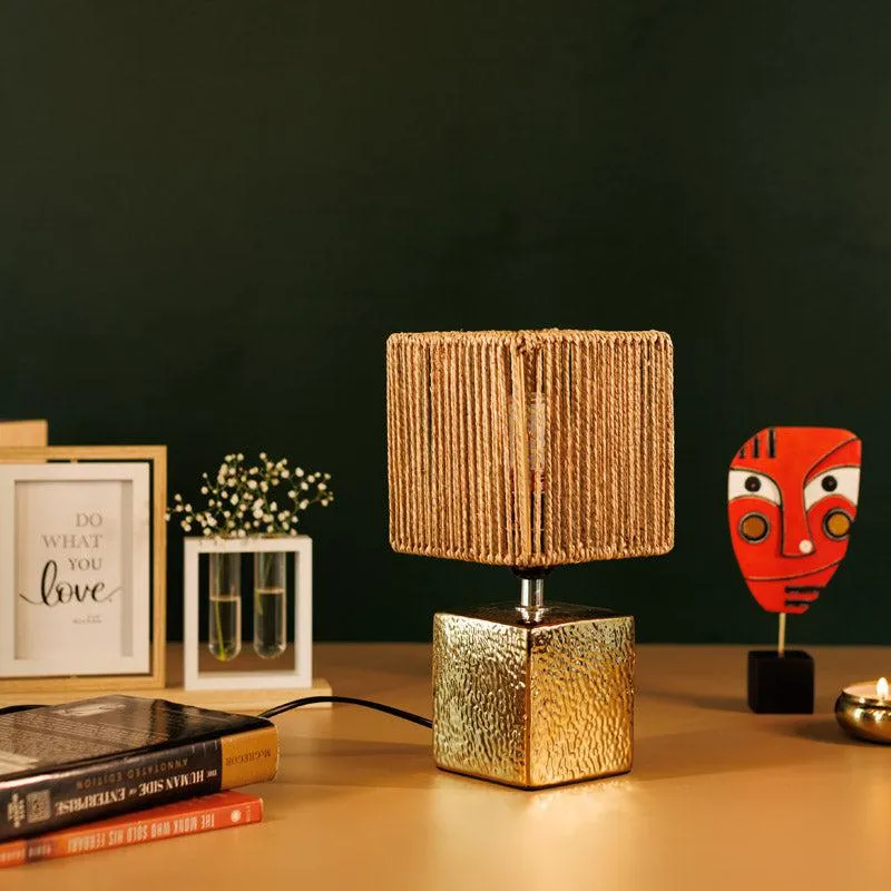 Amta Ceramic Table Lamp - Gold media 4
