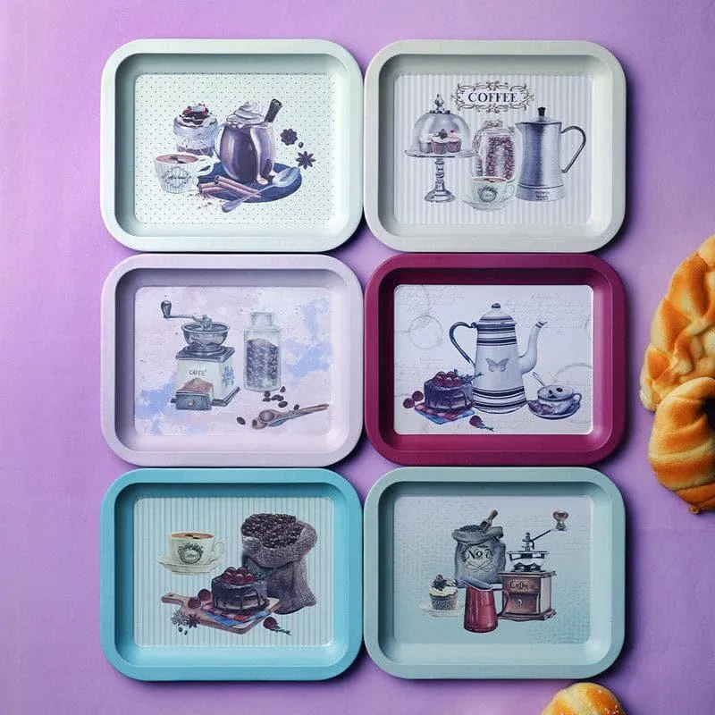 Tea Time Tray - Set Of Six media 1