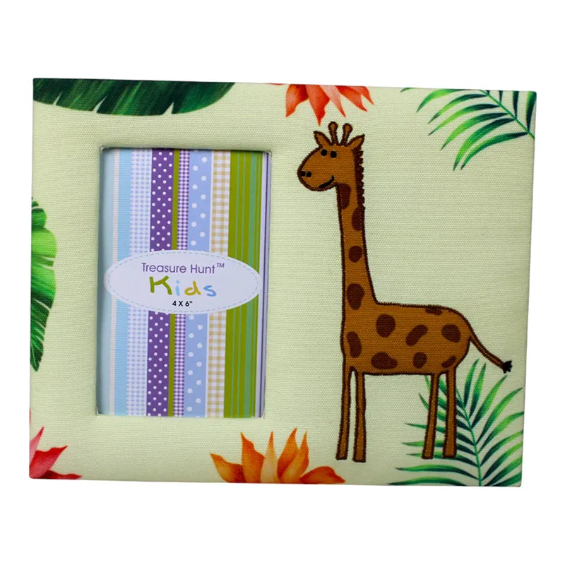 Giraffe Whimsy Fabric & MDF Photo Frame - Zootopia Collection media 3