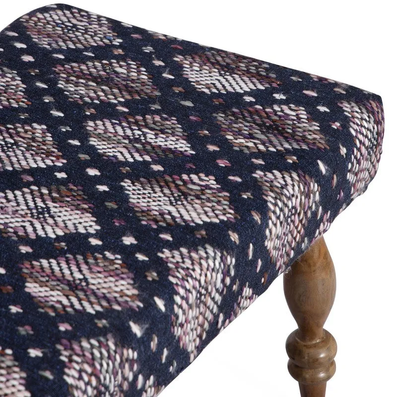 Dexio Sheesham Wooden Bench - Blue media 7