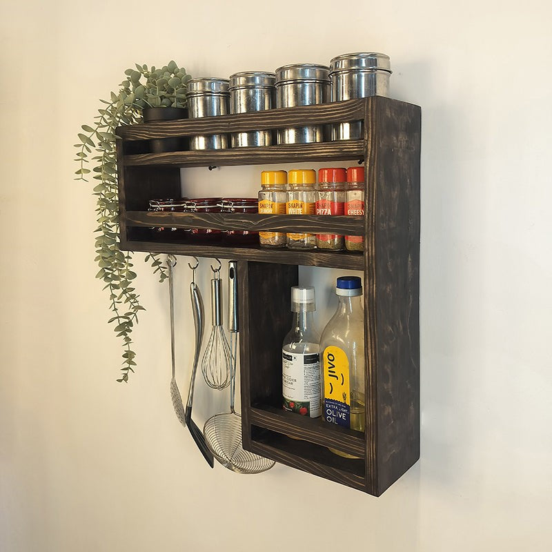 Stratos Wooden Kitchen Storage Rack media 3
