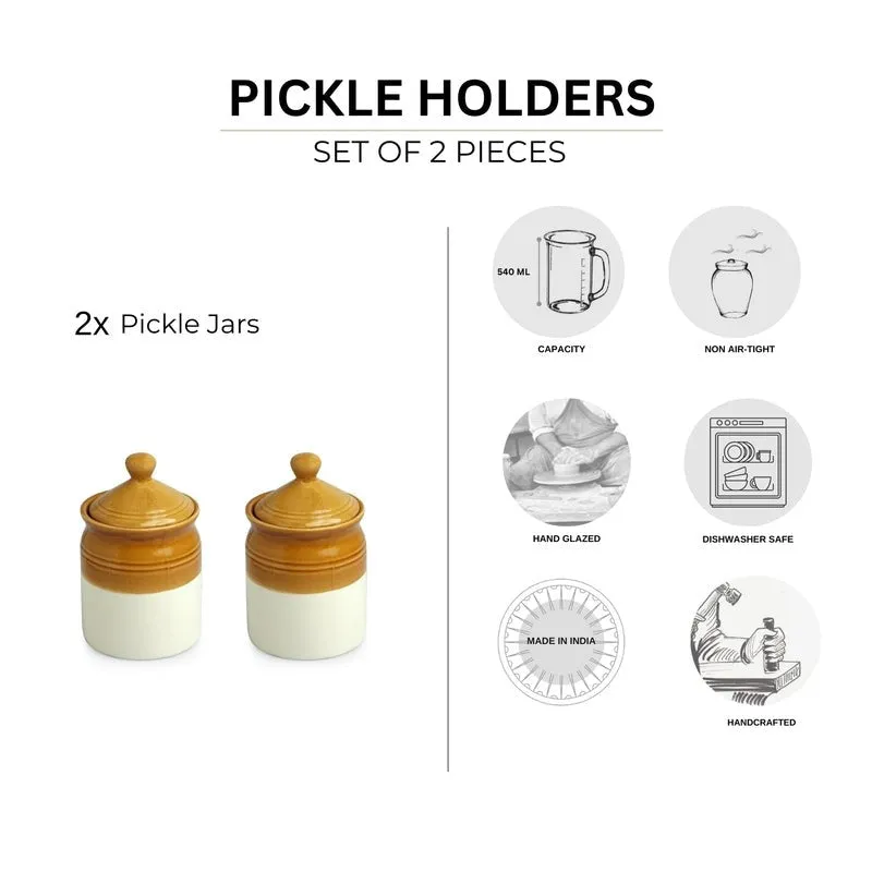 Bharni Condiment Jar (540 Ml) - Set Of Two media 5