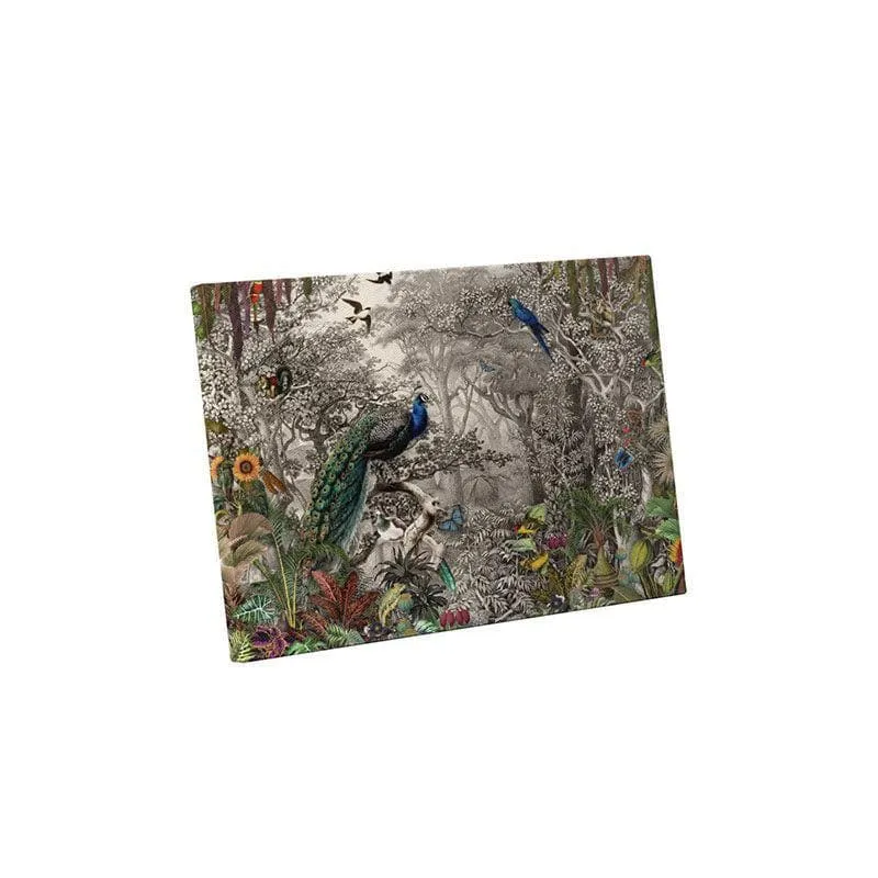Tropical Forest Canvas Wall Painting - Gallery Wrap media 3