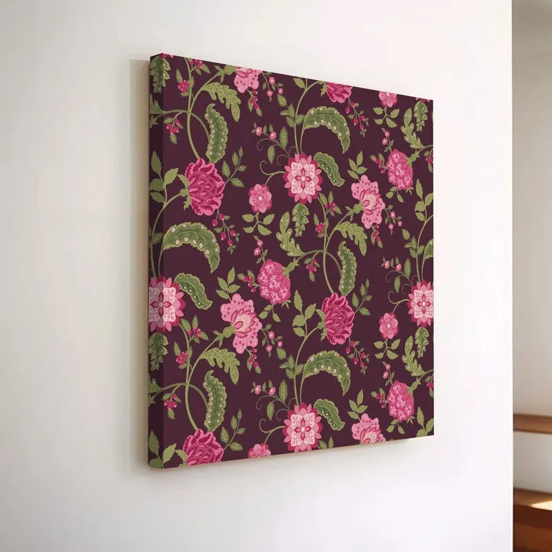 Ethnic Flora Canvas Wall Art media 5