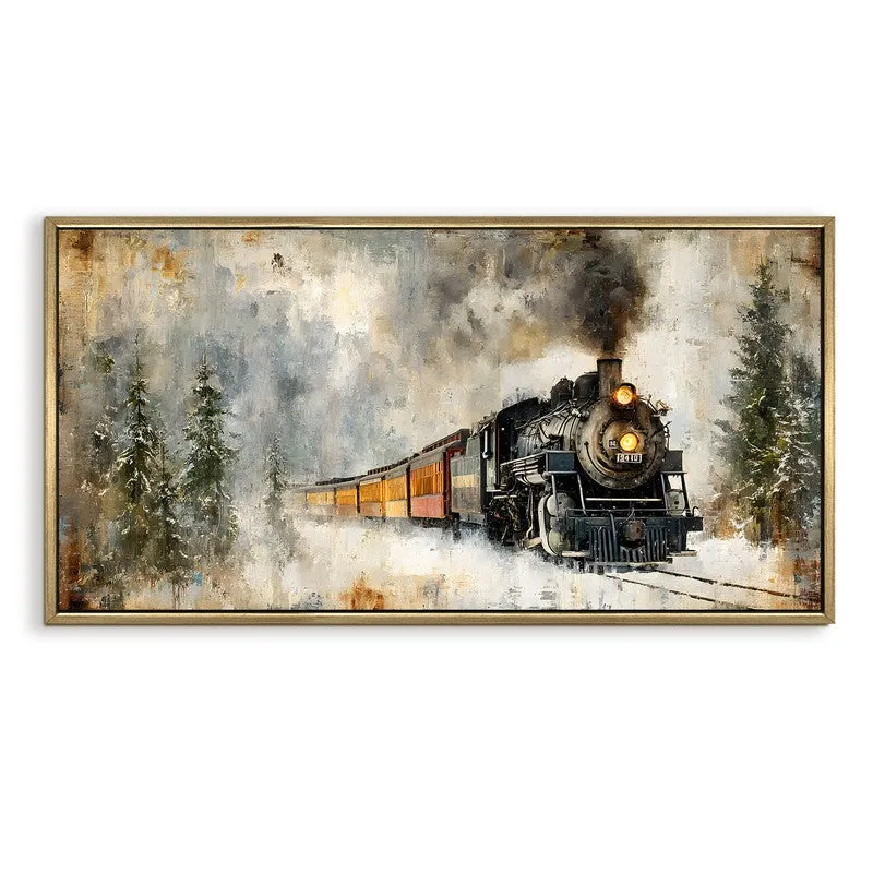 Heritage Rail Canvas Wall Painting With Frame media 3