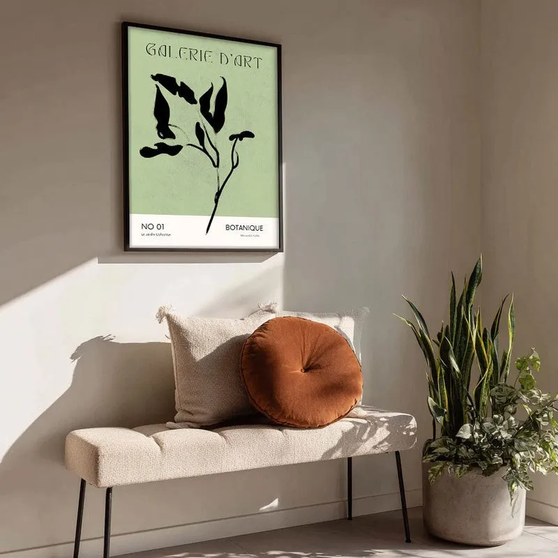 Herbarium Canvas Wall Painting With Black Frame media 4