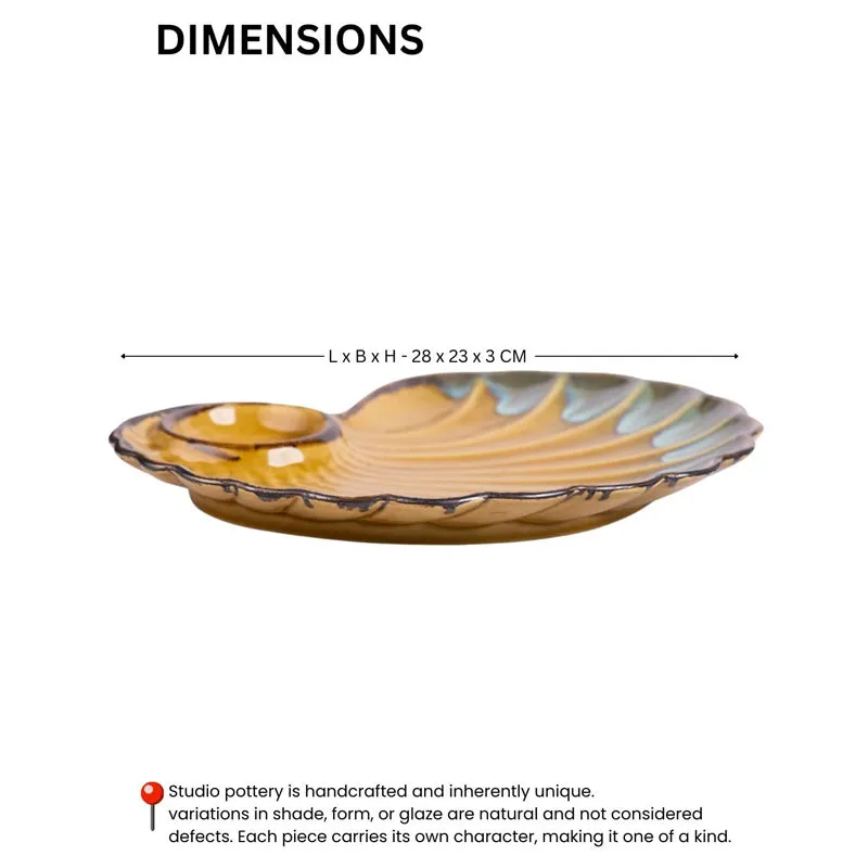 Cerava Shell Ceramic Platter media 9