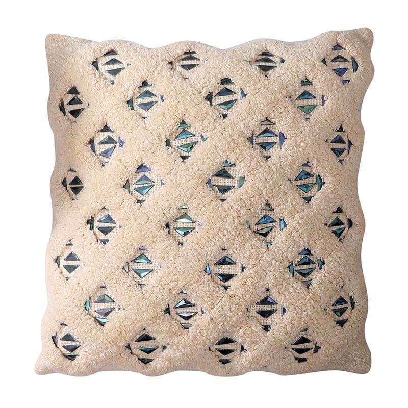 Dreva Tufted Cotton Cushion Cover - Beige media 4