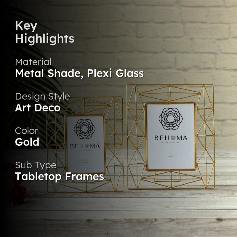 Geometric Jolly Photo frame - Set Of Two media 2